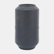 13951-06#Ceramic 14"h Tribal Look Vase, Black