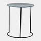 15219-04#Metal, S/2 22/24" Round Side Tables, Ombre Black