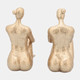 13084-12#Resin, S/2 Gold Lady Bookends