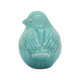 14019-05#Ceramic Bird Figurine, 8" Sea Green