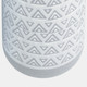 16783-01#Cer, 14"h Aztec Vase, Gray