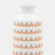 16837-02#Cer, 16" Aztec Vase, Ivory