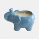 80022-02#S/4 7" Elephant Citro Candle By Liv & Skye, 8oz