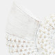 16883#Resin, 7"h Shell Table Accent, White