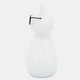 16932-02#Porcelain, 7"h Cat W/ Glasses, White