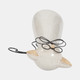 16942-01#Cer, 11"h Cat W/ Glasses, Beige