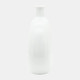 17024-01#Cer, 8"h Round Cut-out Vase, White