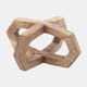 17036#Wood, 8x8 2-ring Orb, Brown