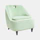 17050-02#Two-toned Accent Chair - Green Kd