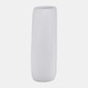 17058-01#Cer, 5" Donut Vase, White