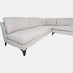 17078#Modern Sectional Sofa, Beige Kd