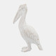 17111#Cer,14"h,standing Pelican, White