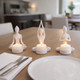 17142-01#S/3, 7"h Resin Yoga Women Tealight Holder, Wt