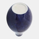 17157#Cer, 10"h Primeval Vase, Blue