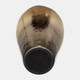 17172-02#22"h Metal Vase W/ Lily Lid, Bronze