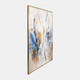 70210#74x50  Framed Hand Painted Abstract Canvas, Multi