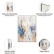 70210#74x50  Framed Hand Painted Abstract Canvas, Multi