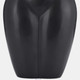 17203-01#Dol, 12"h Torso Vase, Black