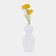 17203-02#Dol, 12"h Torso Vase, White