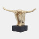 16935-01#Resin, S/2, 6''h,  Man Sculpture Bookend, Gold