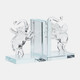 17361#Crystal, S/2 5"h Elephant Bookends
