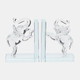 17361#Crystal, S/2 5"h Elephant Bookends