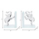 17361#Crystal, S/2 5"h Elephant Bookends