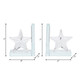 17362#Crystal, S/2 5"h Star Bookends