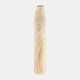 17376-01#Wood, 14"h Cut-out Vase, Natural