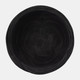 17377-02#Wood, 8" Bowl W/ Stand, Black