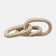 17383-01#28" 3 Wooden Links, Natural