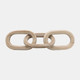 17383-01#28" 3 Wooden Links, Natural