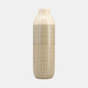 17366-02#Cer, 16"h 3-tone Vase, Olive Green
