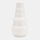 17420-01#Cer,11",ring Pattern Vase,white