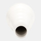 17420-01#Cer,11",ring Pattern Vase,white