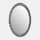 17434#Metal,29",ring Texture Mirror,brushed Nickel