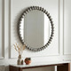 17434#Metal,29",ring Texture Mirror,brushed Nickel