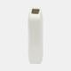 17442-03#Dol, 7" Rectangular Vase, White