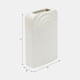 17442-03#Dol, 7" Rectangular Vase, White