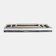 17471-04#Resin, S/3 13/18/24" Striped Trays, Gray/white