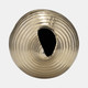 17496-01#Metal,12",shell Like Vase,gold
