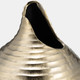 17496-02#Metal,16",shell Like Vase,gold