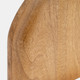17557-02#Wood, 9"h Tapered Vase, Brown