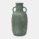 17546#Terracotta, 23"h Leaf Eared Vase, Mint