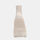 17549-01#Ecomix, 10"h Abstract Vase, Antique White