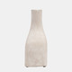 17549-01#Ecomix, 10"h Abstract Vase, Antique White