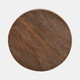 17592-01#Wood, 10"d 4-legged Riser, Brown