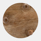 17635-02#Wood, S/2 8/10"d  Round Risers, Natural