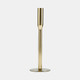 17659-02#Metal, 11"h Taper Candle Holder, Gold