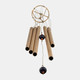17704#Metal, 43" 5-pipes Windchime, Antique Gold